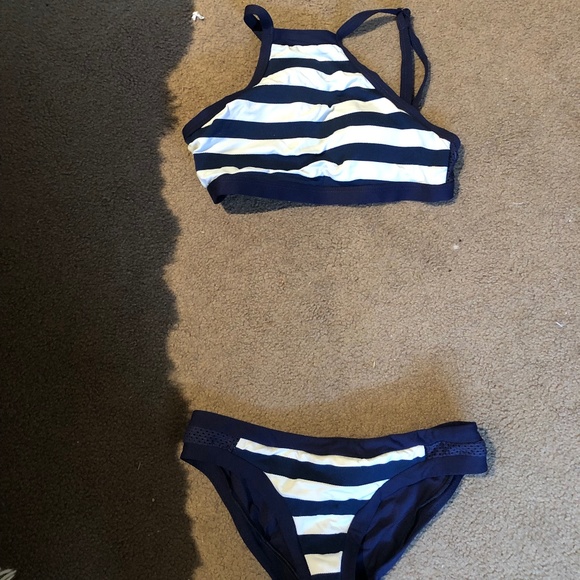 Baku Swimwear Australia Swim Baku Swim Blue And White Striped